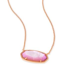 Kendra Scott Rose Gold/Lilac Mother of Pearl